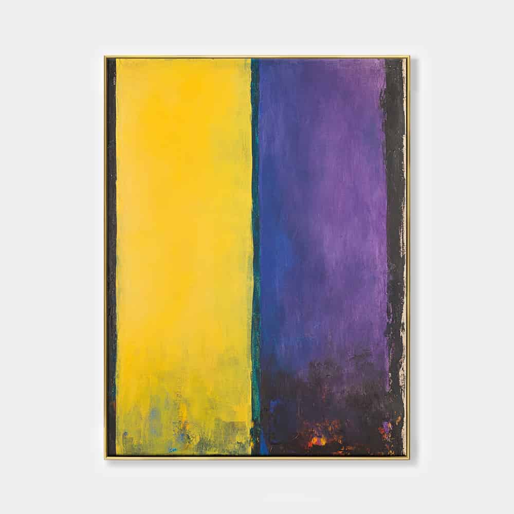 MINIMALIST COLOR BLOCK: "GOLDEN AMETHYST"