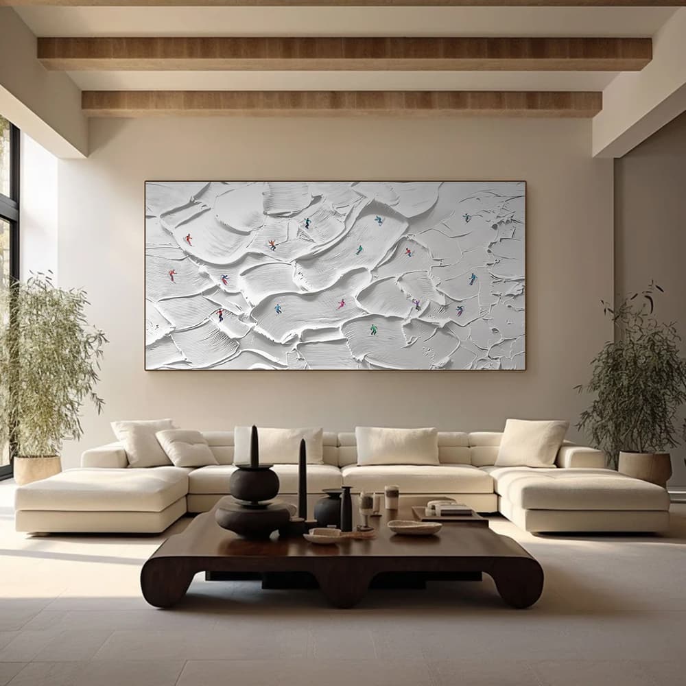 MINIMALIST ART "WAVE FRENZY"