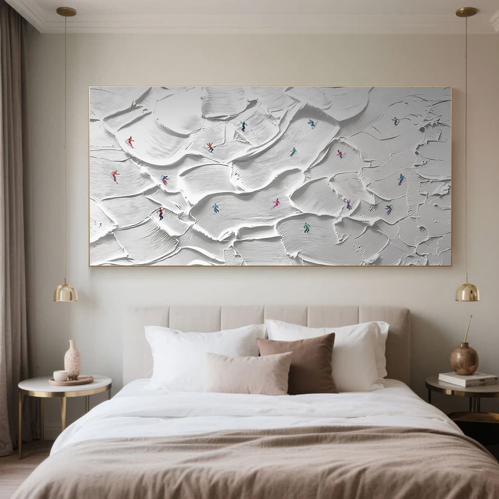 MINIMALIST ART "WAVE FRENZY"