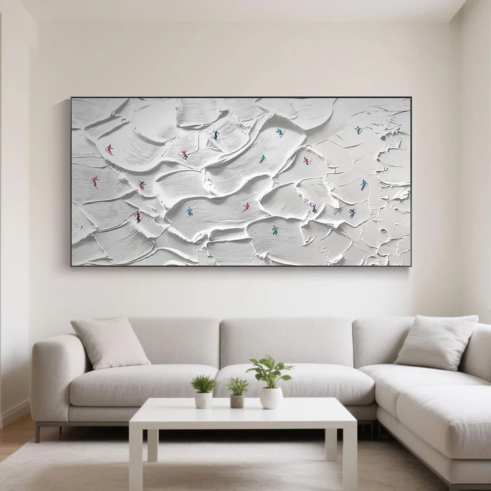 MINIMALIST ART "WAVE FRENZY"