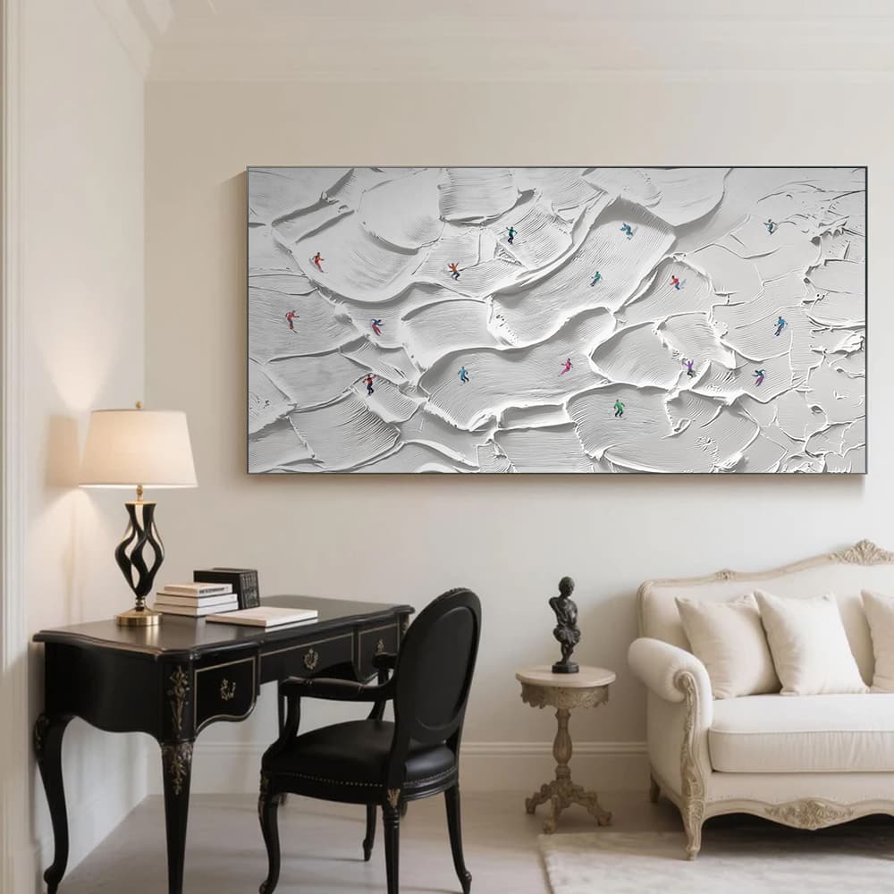MINIMALIST ART "WAVE FRENZY"