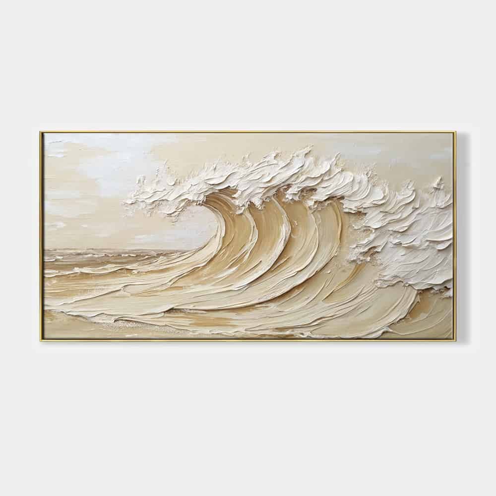 SEA & BEACH ART "GOLDEN WAVE"