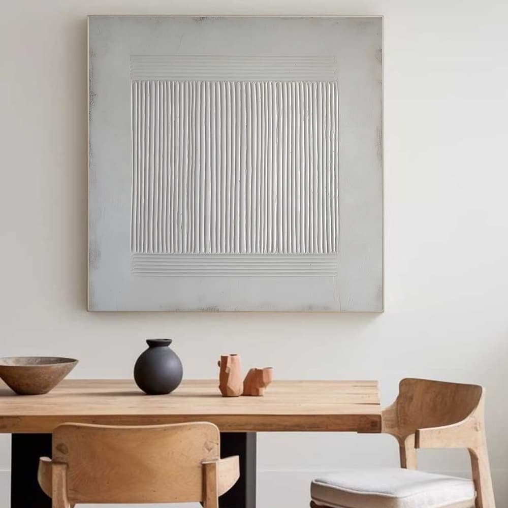 WABI SABI WALL ART "WHITE RHYTHM"