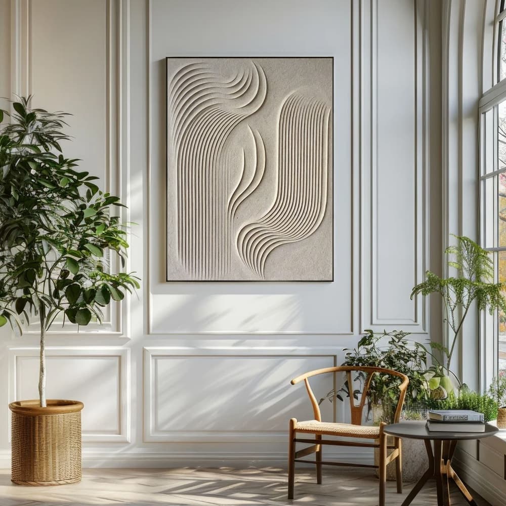 WABI SABI WALL ART "GENTLE CURRENTS"