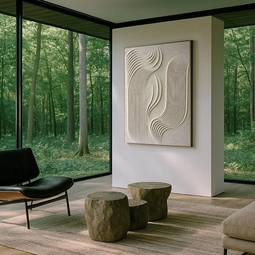 WABI SABI WALL ART "GENTLE CURRENTS"