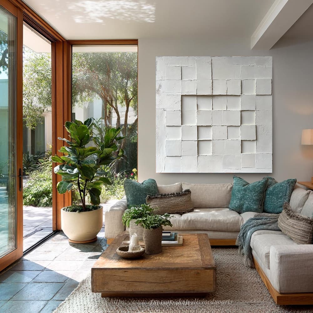GEOMETRIC ART "ASCENDING CUBES"