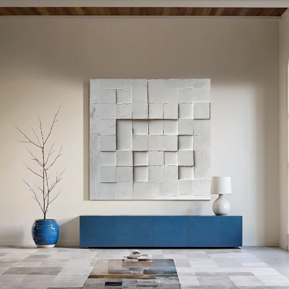 GEOMETRIC ART "ASCENDING CUBES"