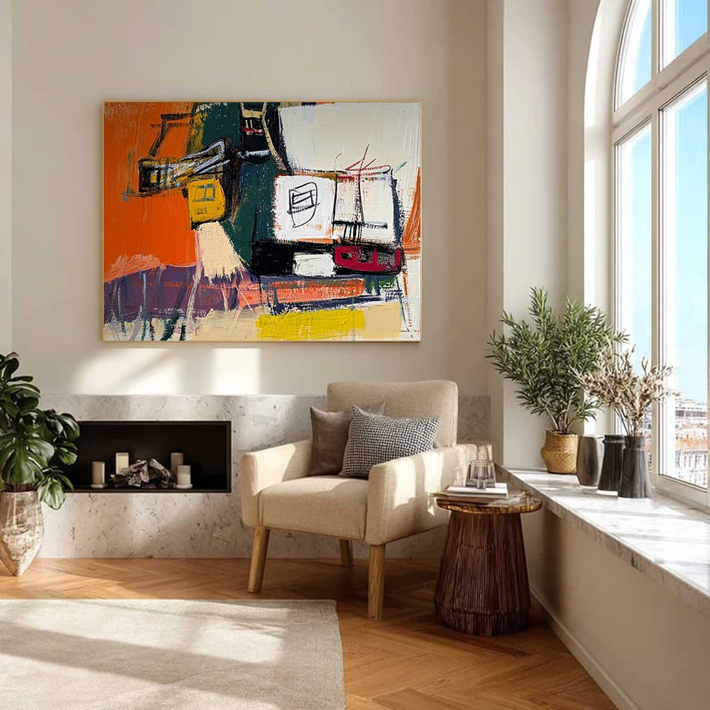 ABSTRACT ART "STATIC MESSAGE"