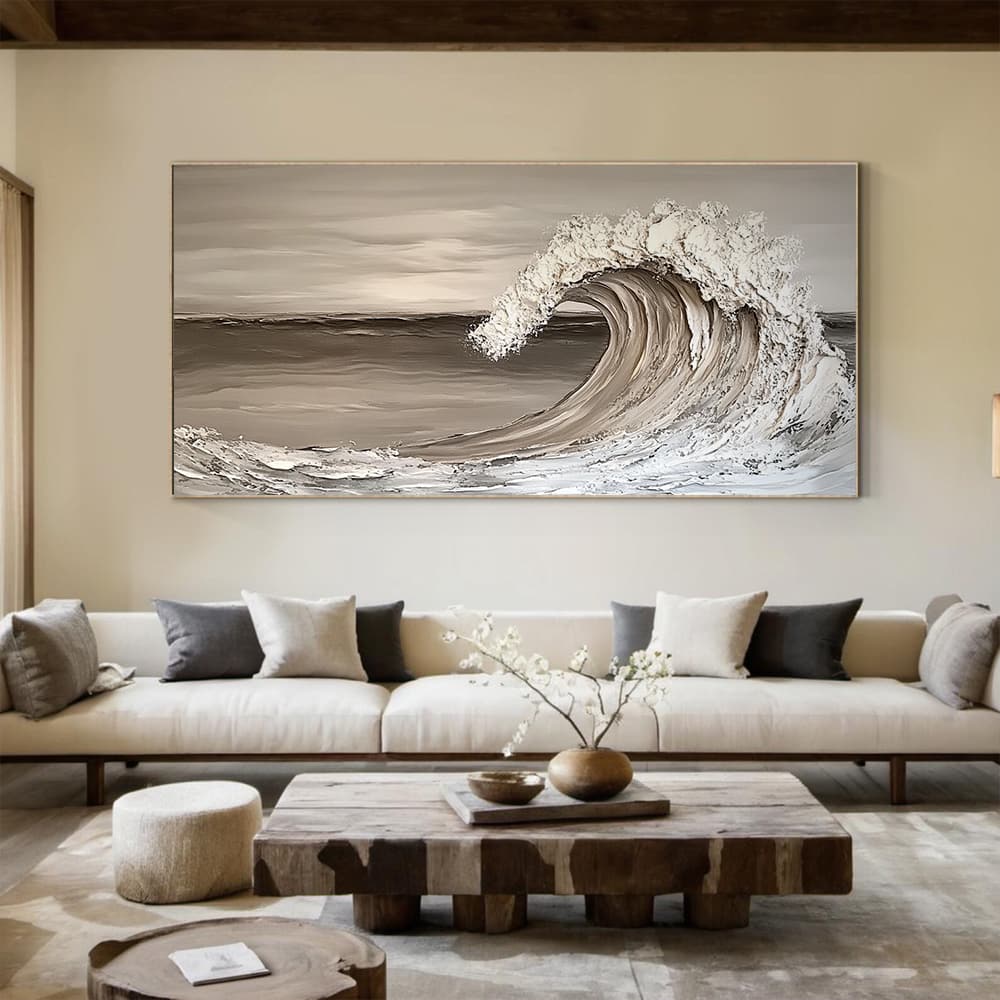 SEA & BEACH ART "STORMY BREAK"