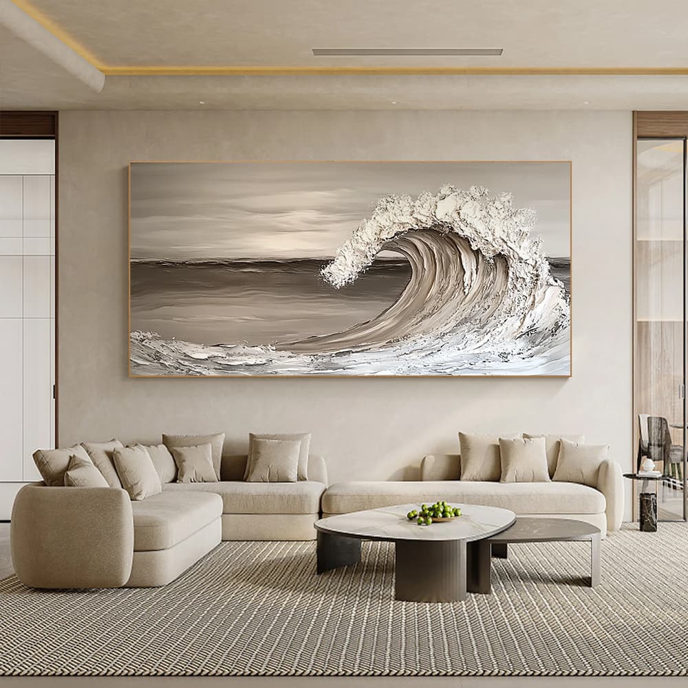 SEA & BEACH ART "STORMY BREAK"