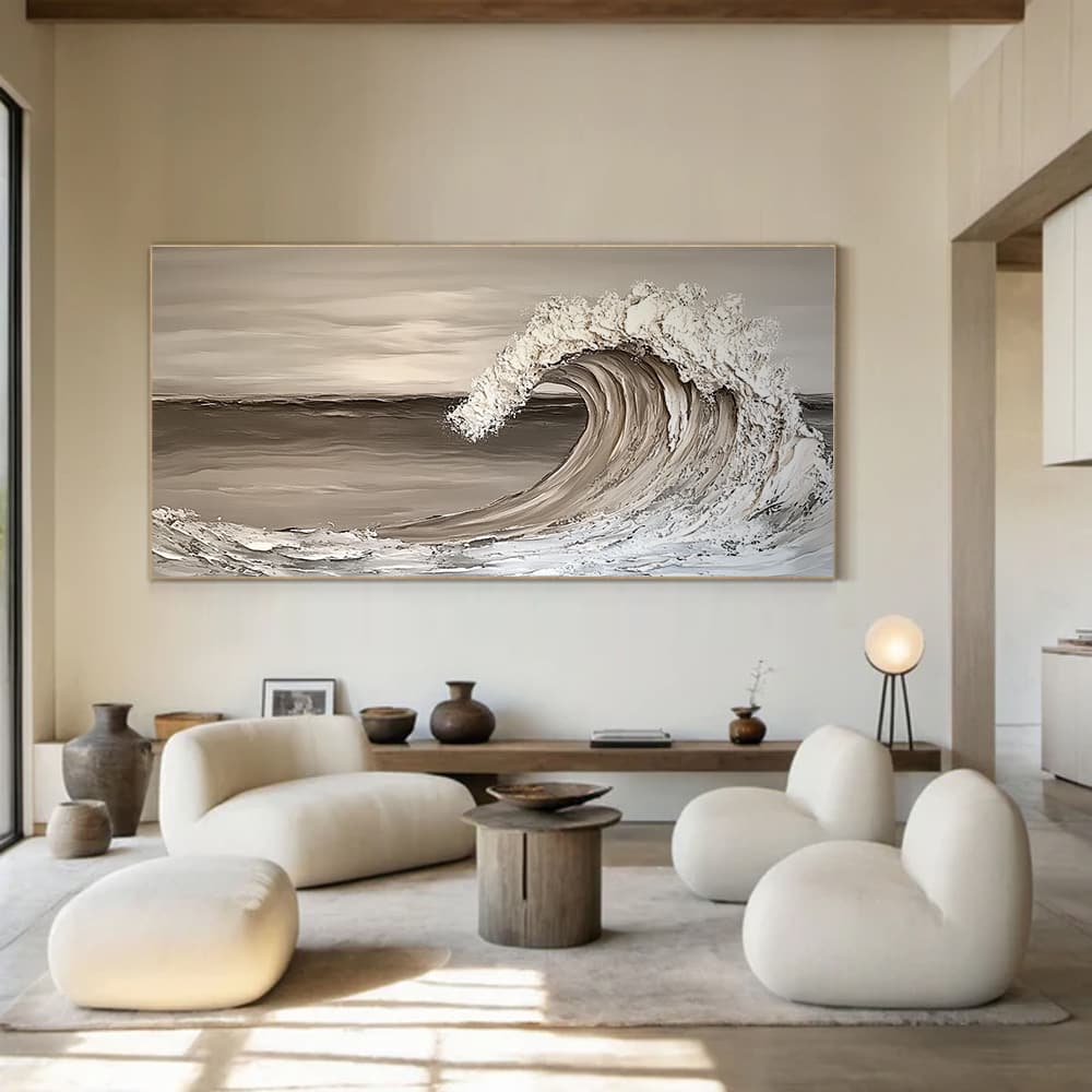 SEA & BEACH ART "STORMY BREAK"