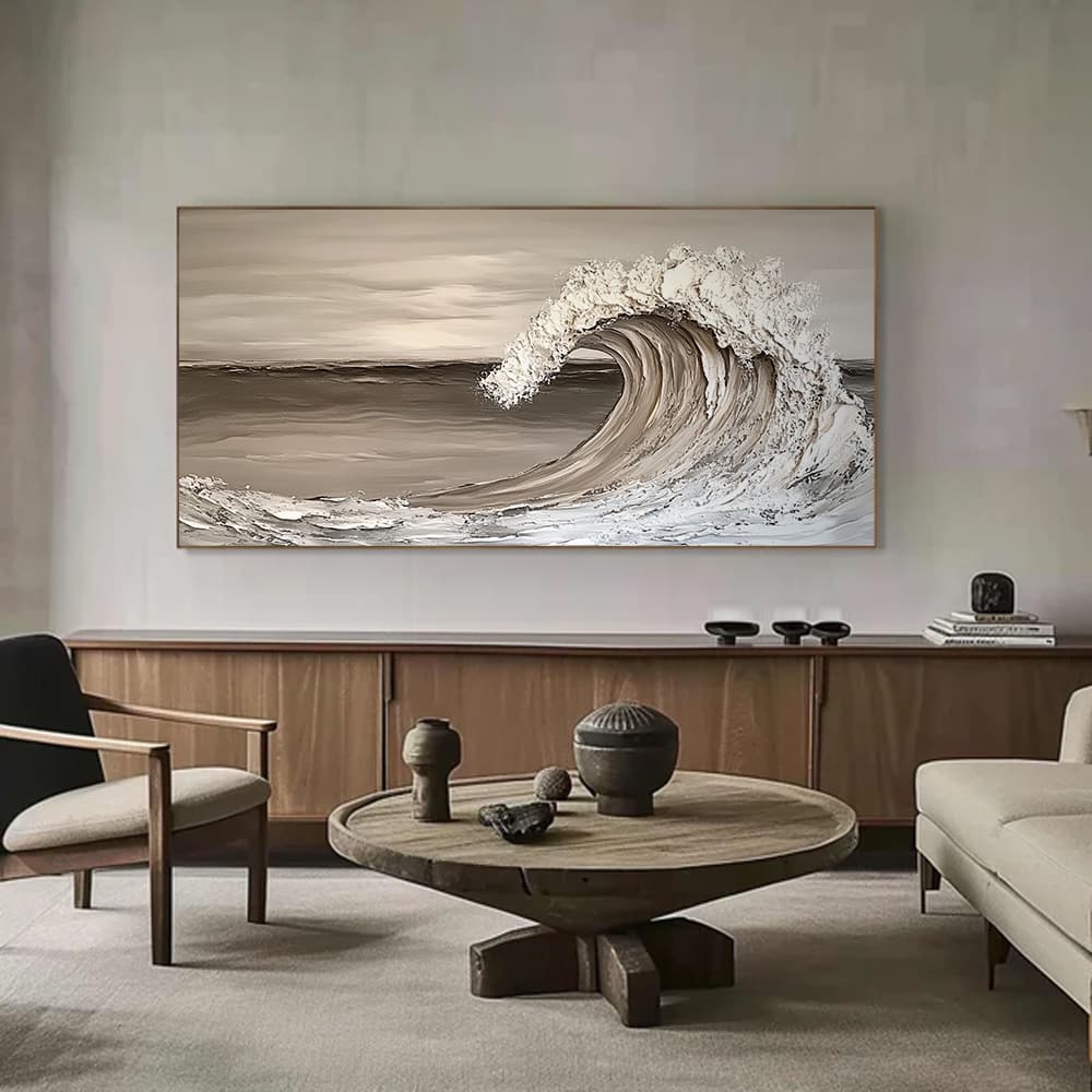 SEA & BEACH ART "STORMY BREAK"