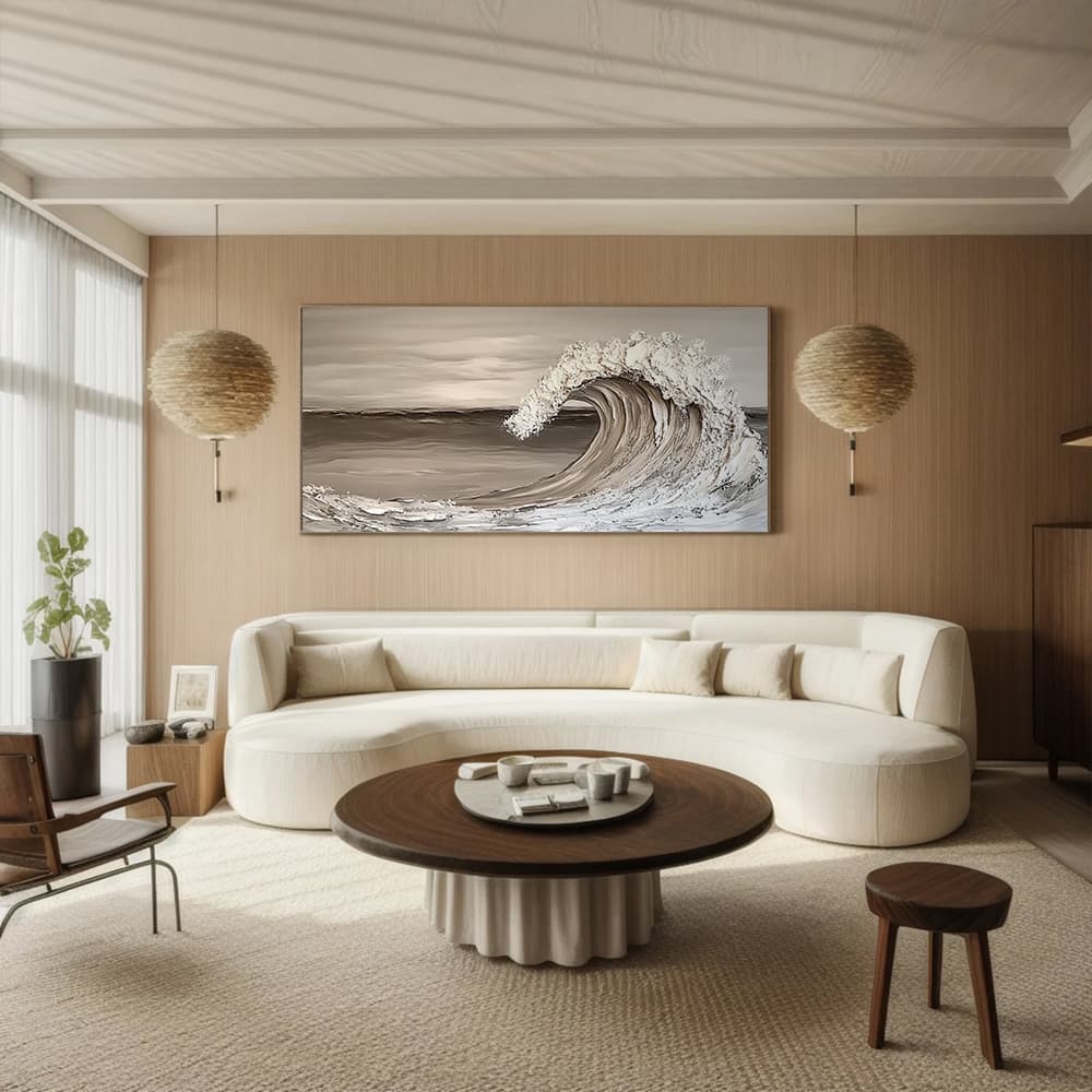 SEA & BEACH ART "STORMY BREAK"