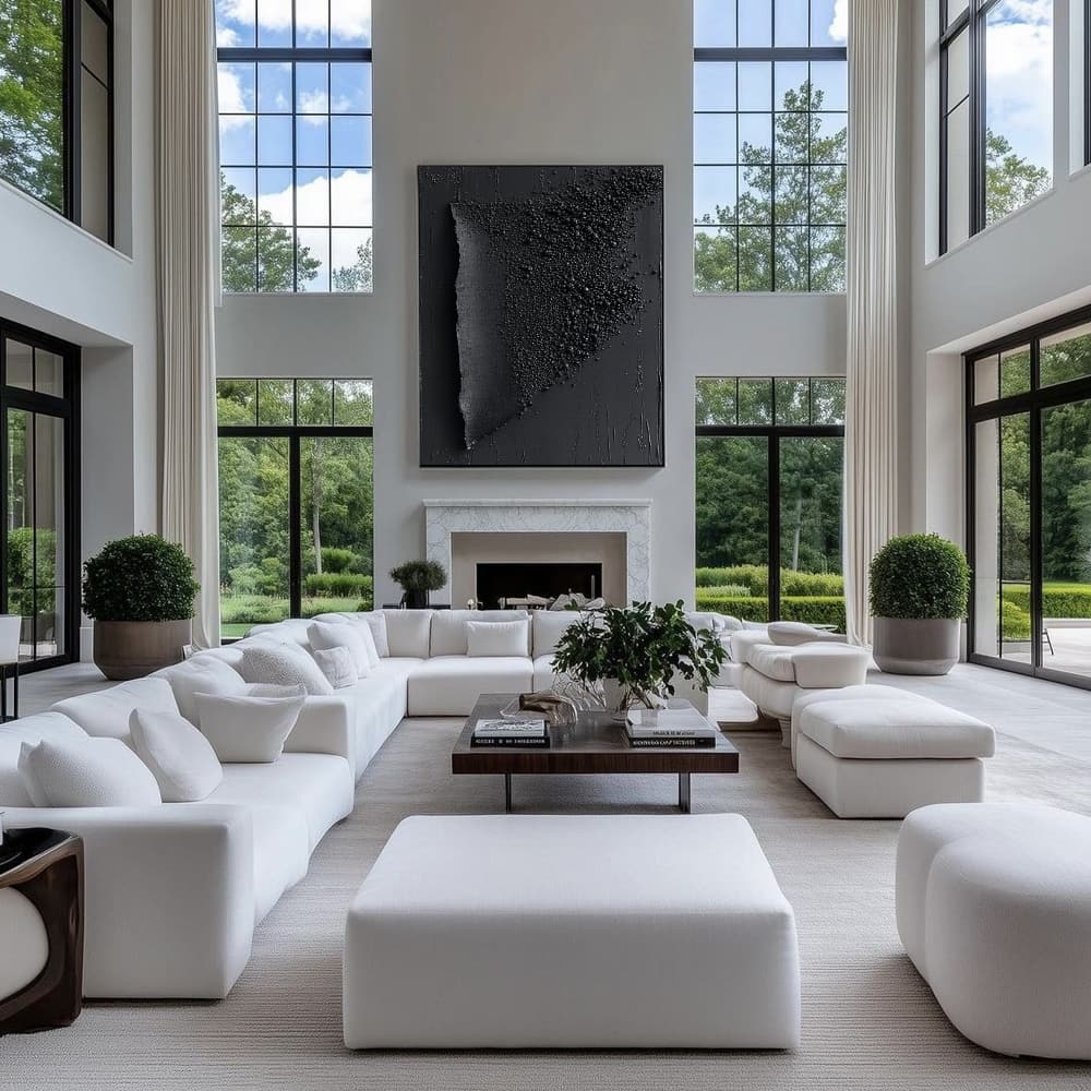 BLACK TEXTURED ART "OBSIDIAN FRAGMENT"