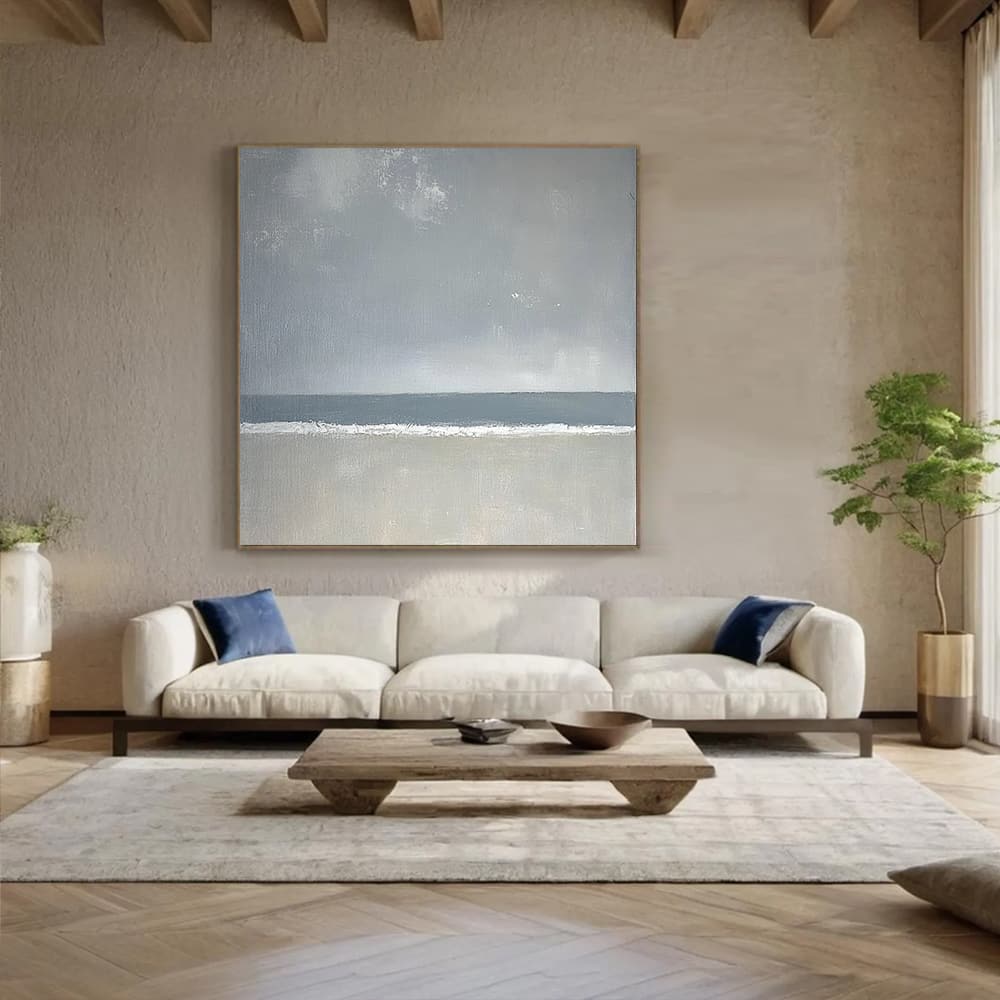 MINIMALIST ART "SILVER LINING"