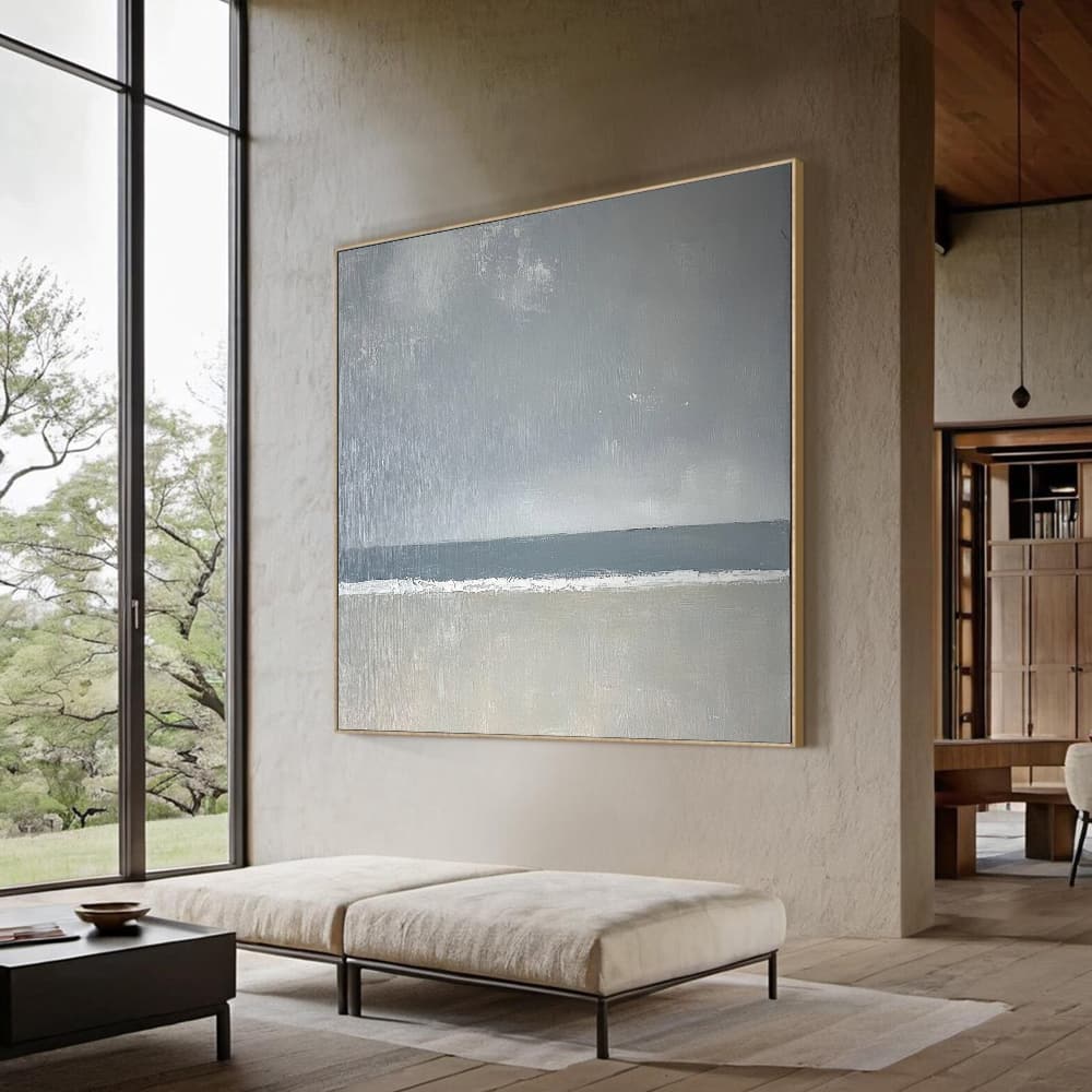 MINIMALIST ART "SILVER LINING"
