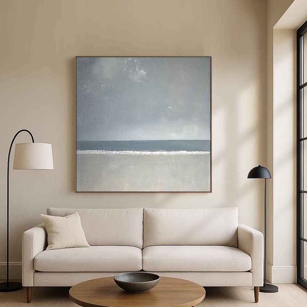 MINIMALIST ART "SILVER LINING"