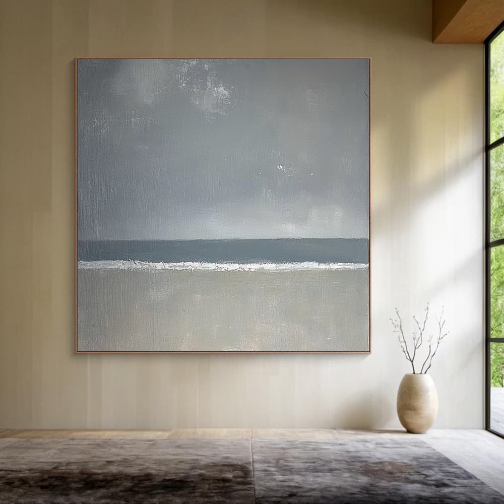 MINIMALIST ART "SILVER LINING"