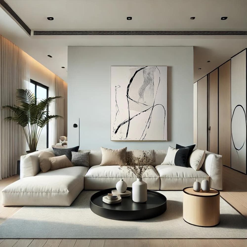 WABI SABI WALL ART "SERENE LINES"