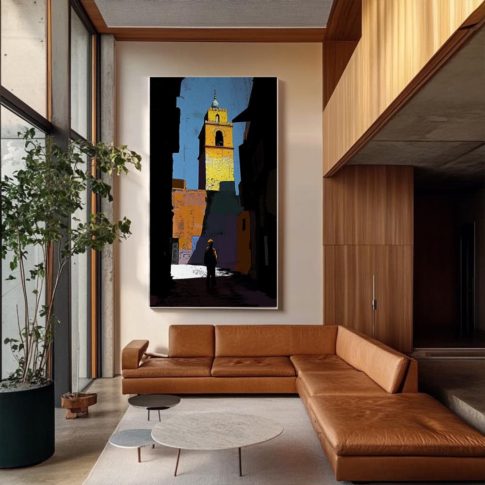 ARCHITECTURE ART "OLD TOWN CALLING"