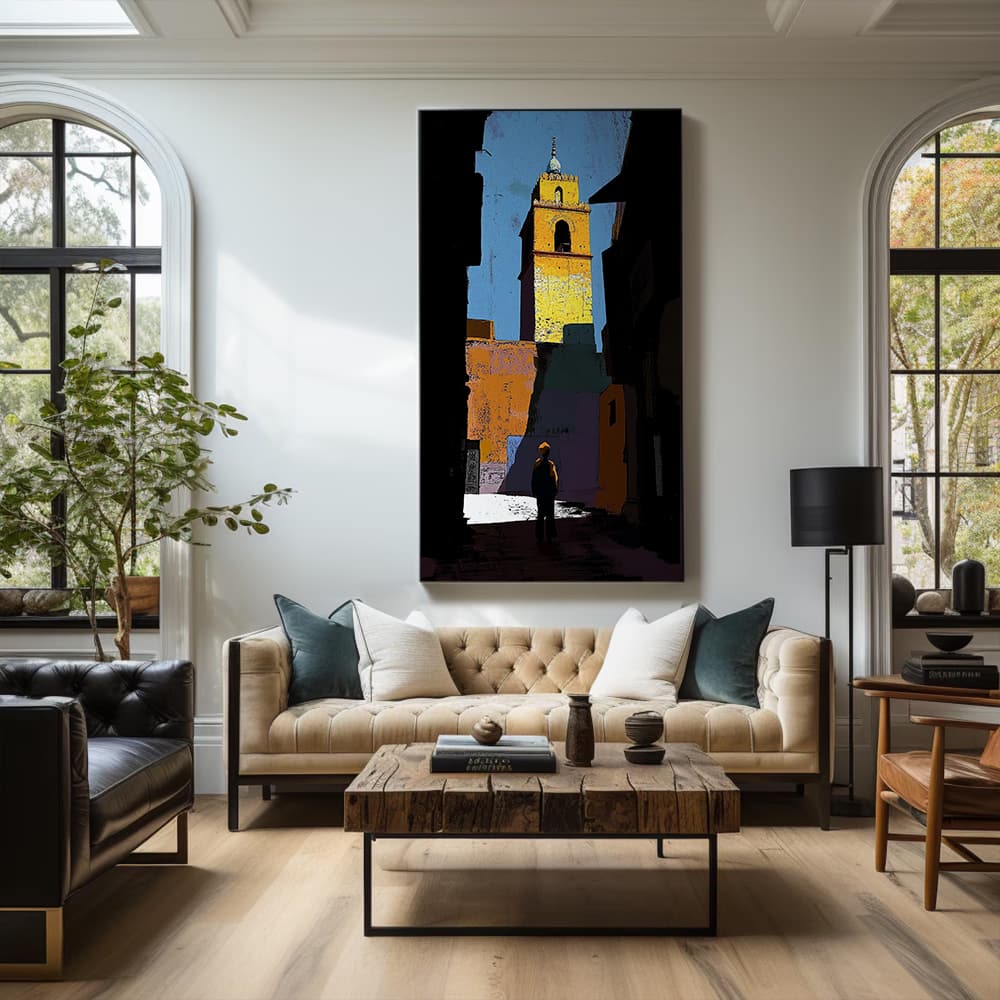 ARCHITECTURE ART "OLD TOWN CALLING"