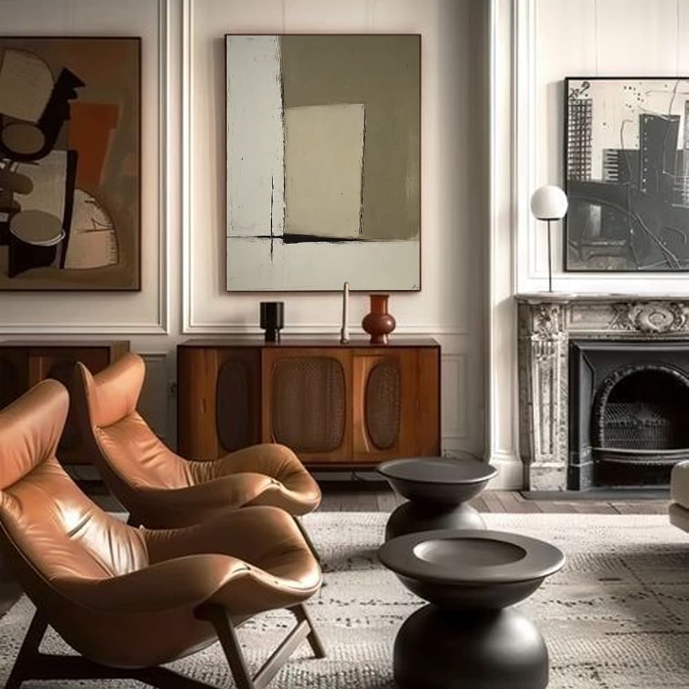 TEXTURAL PAINTING: "SANDSTORM WAVE"