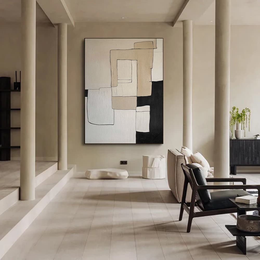 GEOMETRIC ART "DISTINCT PATHS"