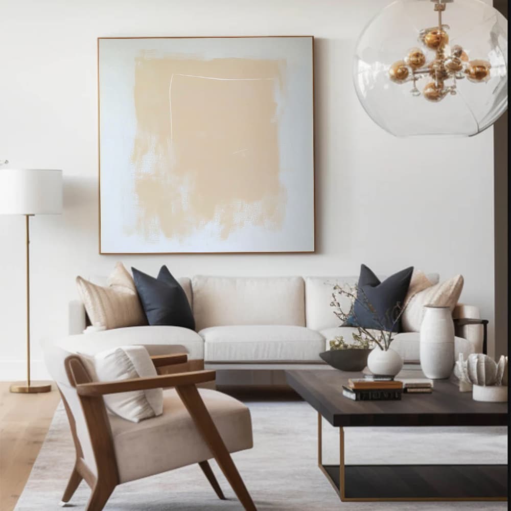 MINIMALIST ART "NUDE EMBRACE"