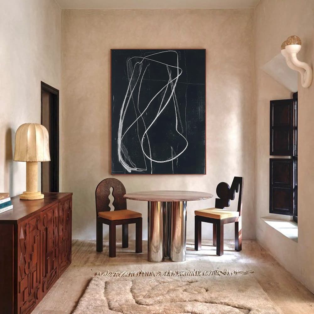 GEOMETRIC ART "GHOSTLY DANCE"