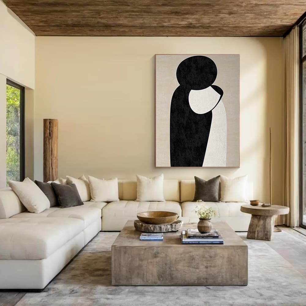 MINIMALIST ART "CONNECTED SOULS"