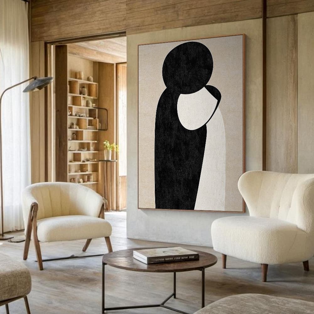 MINIMALIST ART "CONNECTED SOULS"