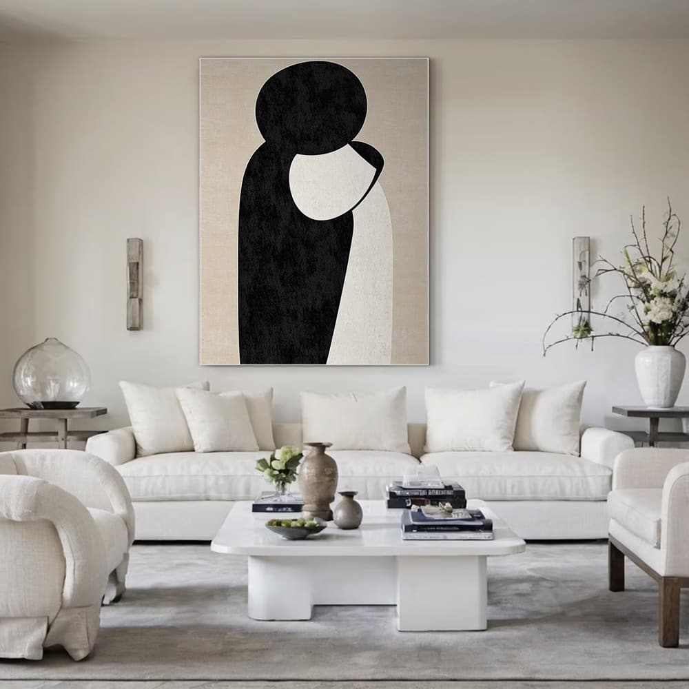 MINIMALIST ART "CONNECTED SOULS"