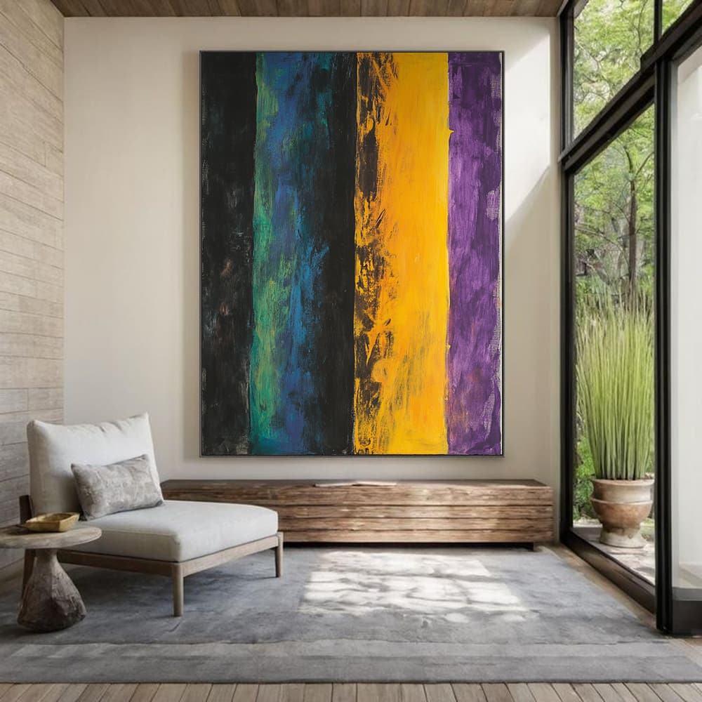 COLOR FIELD PAINTING: "PRIMAL SPECTRUM"