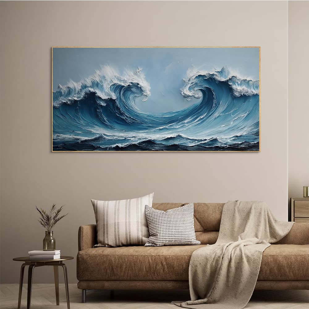 SEA & BEACH ART "TURBULENT SEA"