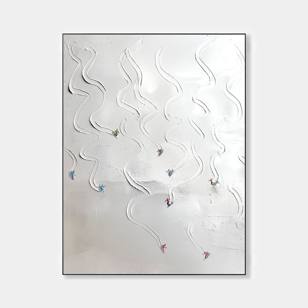 MINIMALIST ART "SERPENTINE BALLET"