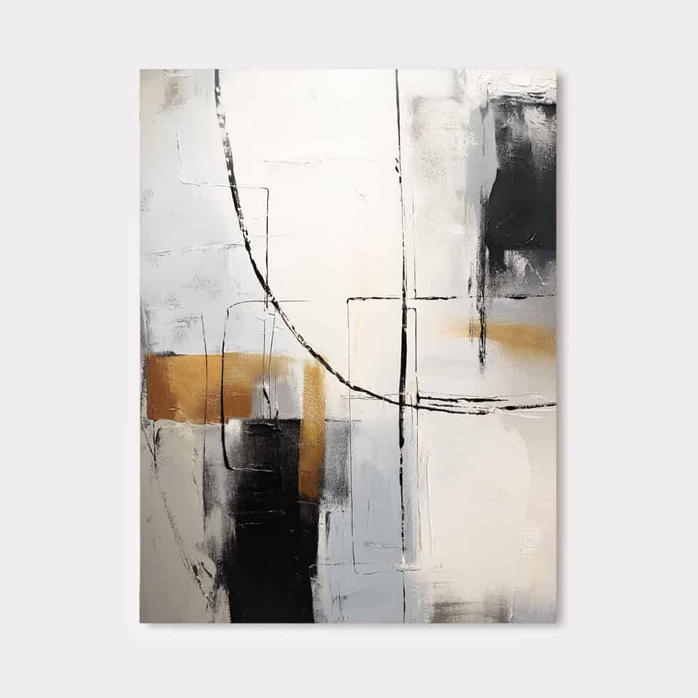 ABSTRACT ART "ARCHITECT'S TRACE"