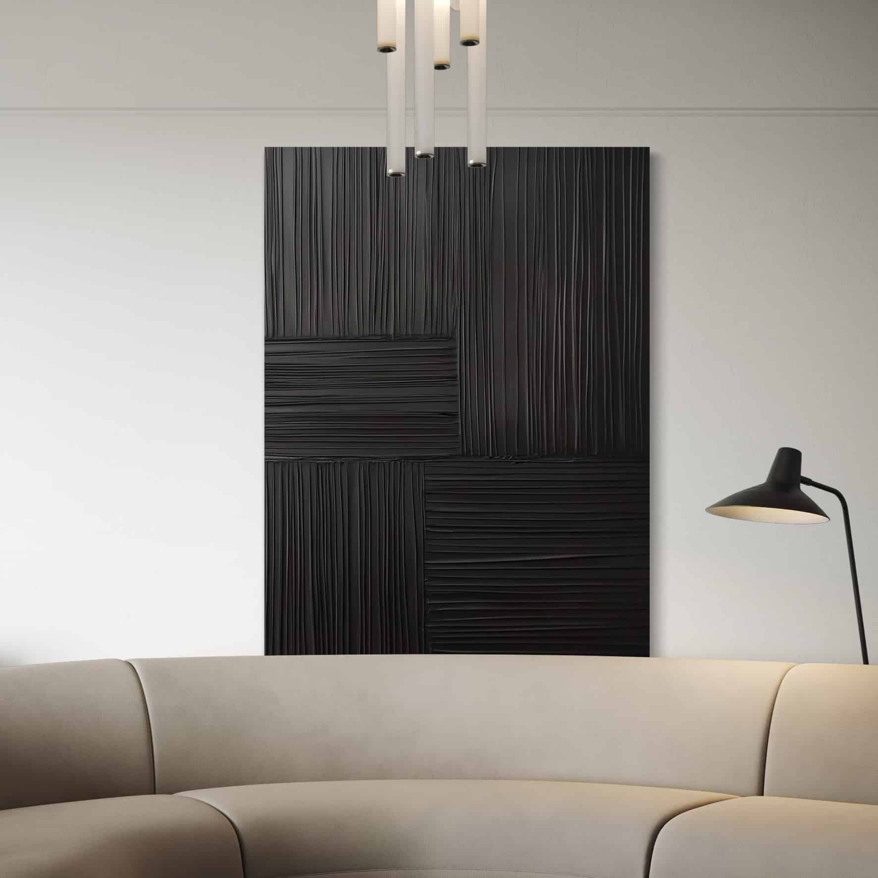 ABSTRACT ART "BLACK SYMPHONY"