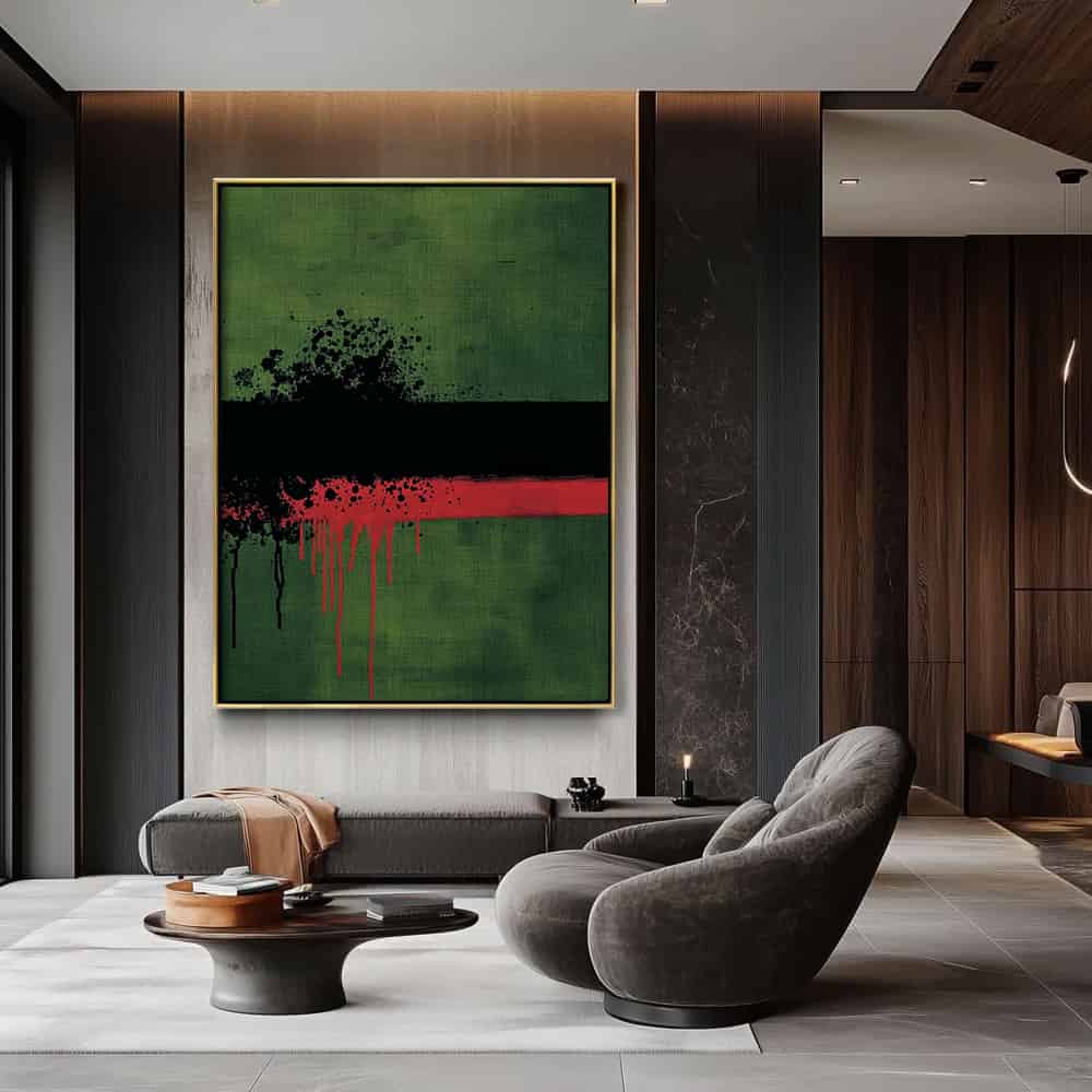 ABSTRACT ART "BREAKING POINT"