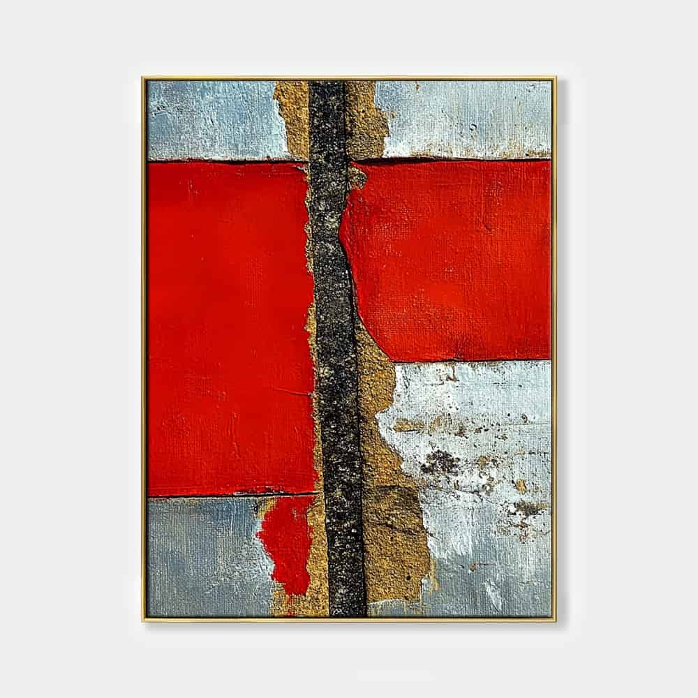 ABSTRACT ART "BROKEN SEAL"