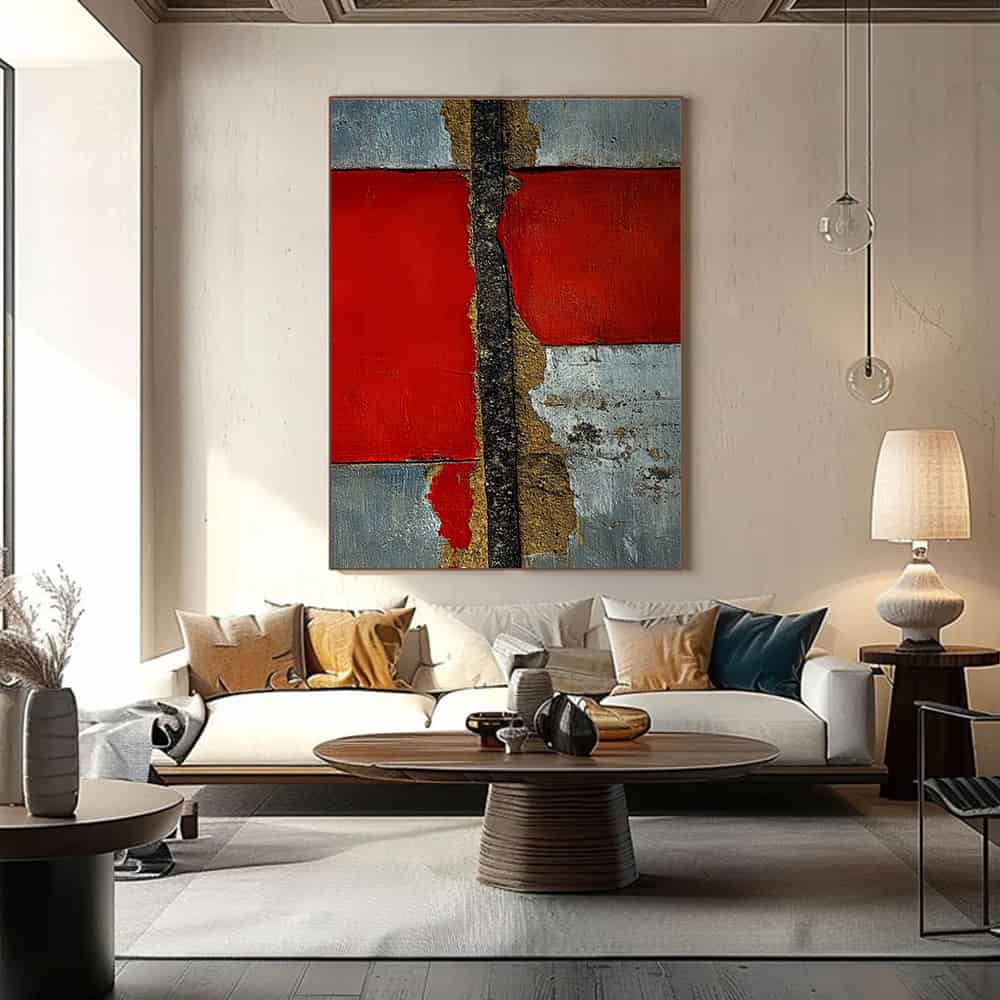 ABSTRACT ART "BROKEN SEAL"