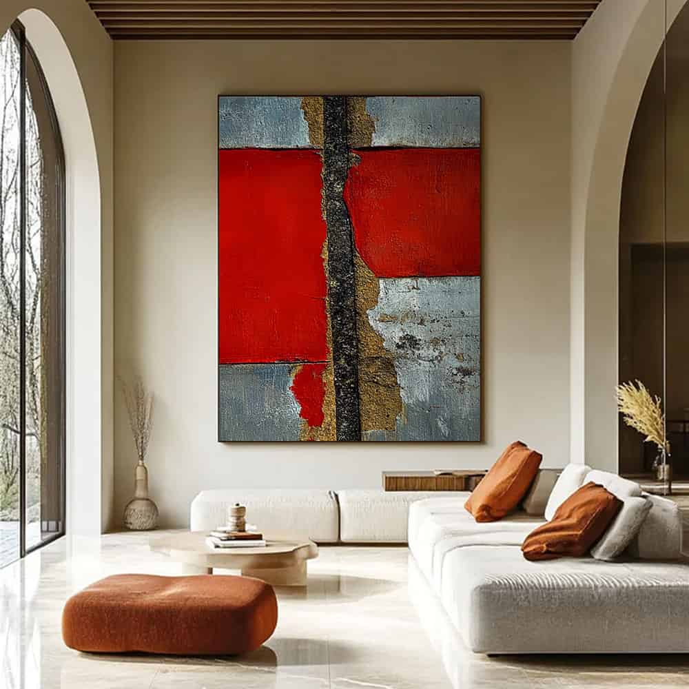 ABSTRACT ART "BROKEN SEAL"