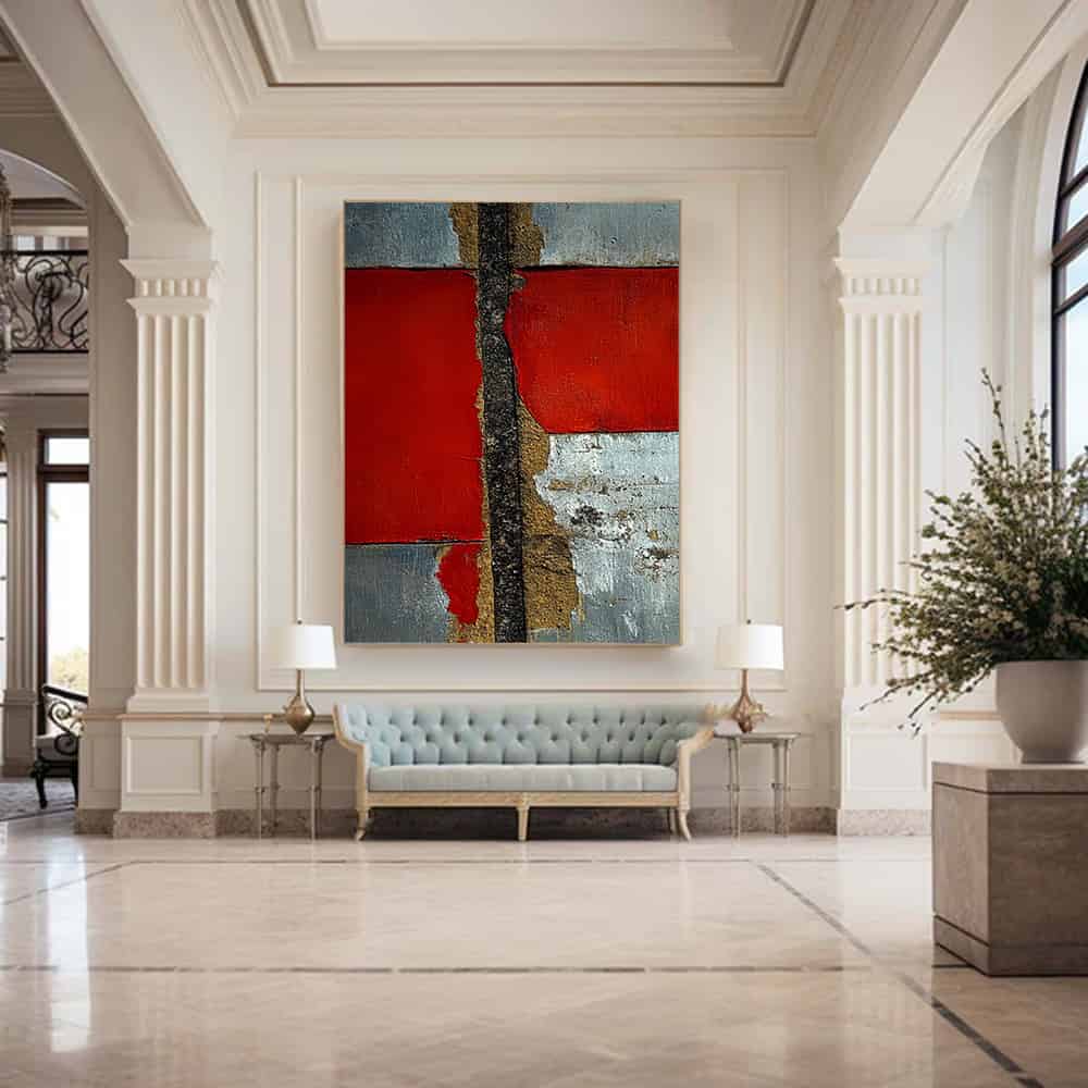 ABSTRACT ART "BROKEN SEAL"