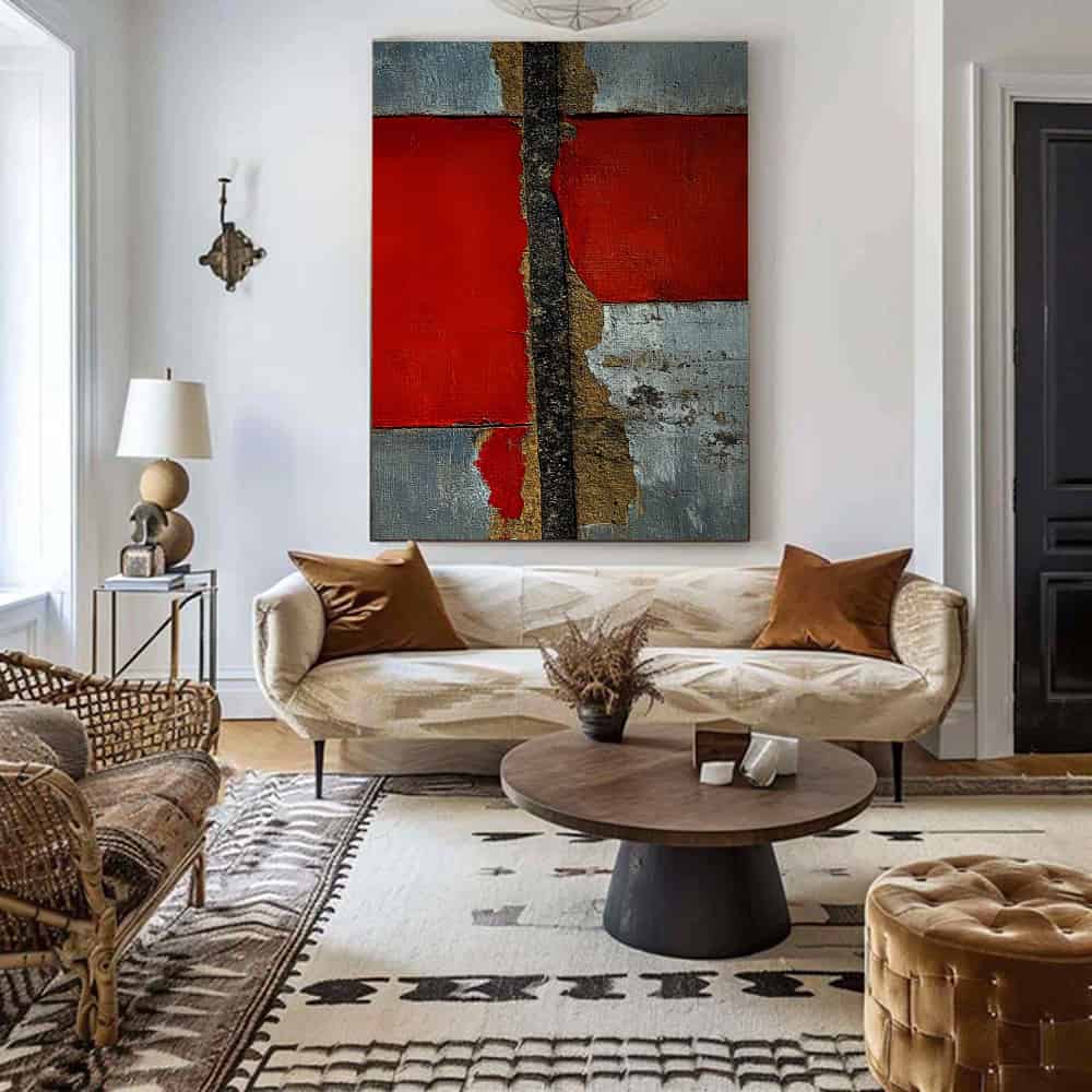 ABSTRACT ART "BROKEN SEAL"