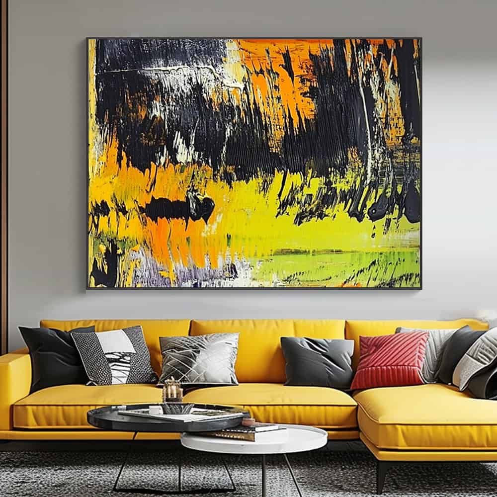 ABSTRACT ART "CINDERFALL"