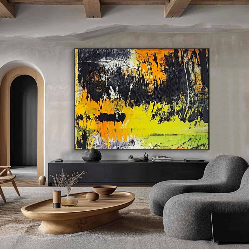 ABSTRACT ART "CINDERFALL"