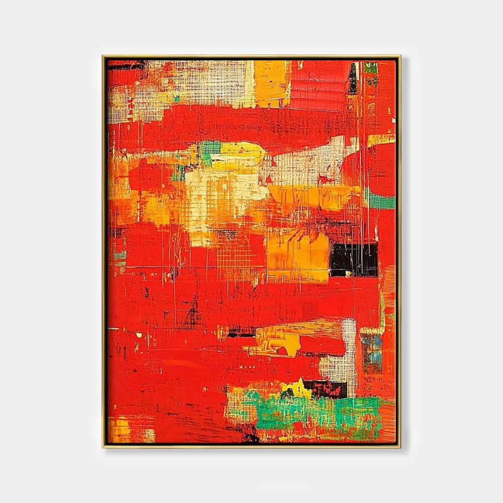 ABSTRACT ART "CONCRETE PALIMPSEST"
