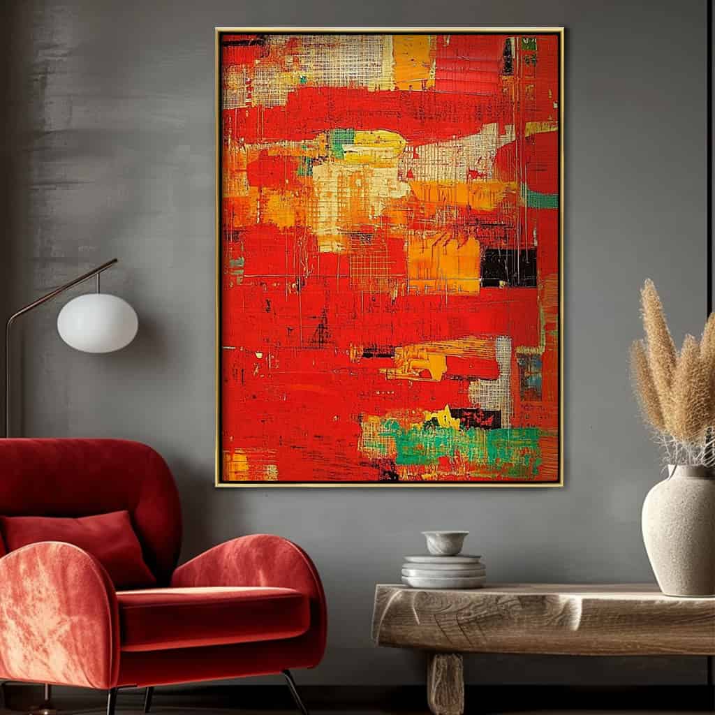 ABSTRACT ART "CONCRETE PALIMPSEST"