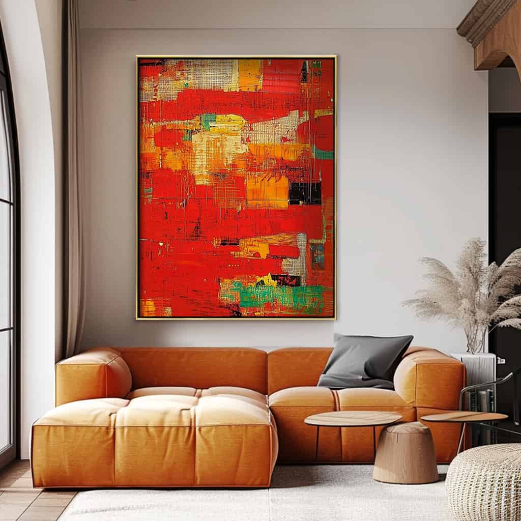 ABSTRACT ART "CONCRETE PALIMPSEST"