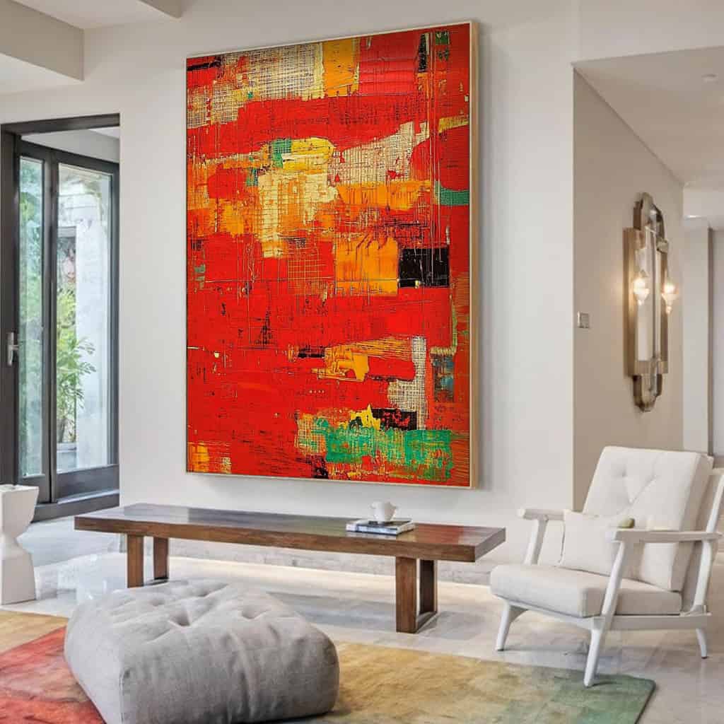 ABSTRACT ART "CONCRETE PALIMPSEST"