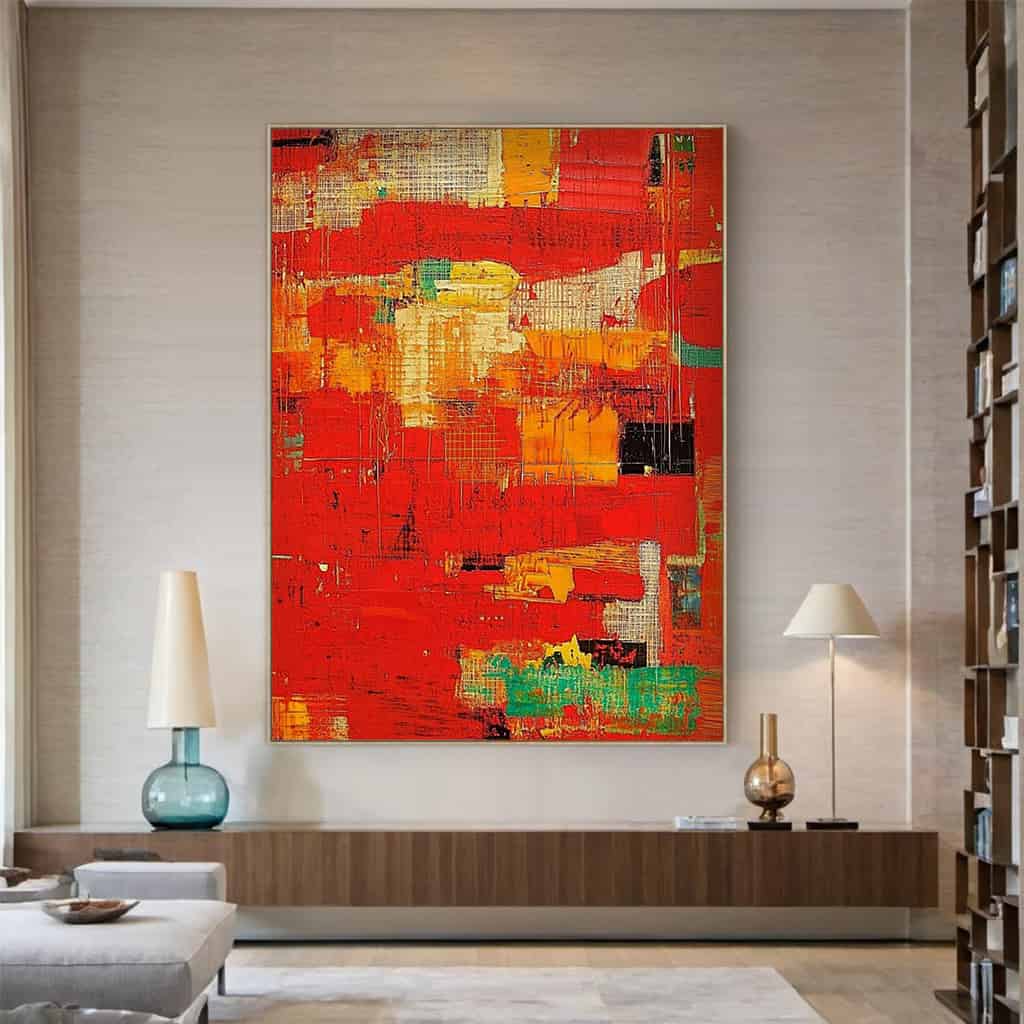 ABSTRACT ART "CONCRETE PALIMPSEST"